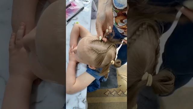 Красивые косы #как плести косы#back to school смотреть онлайн