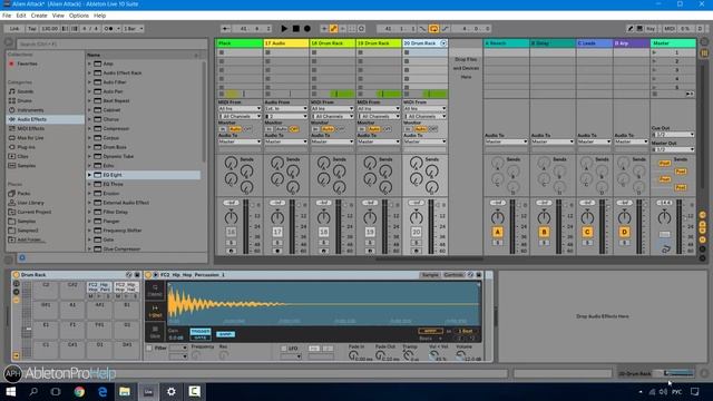 Как разделить все сэмплы в Drum Rack Ableton Live 11 [Ableton Pro Help] смотреть онлайн