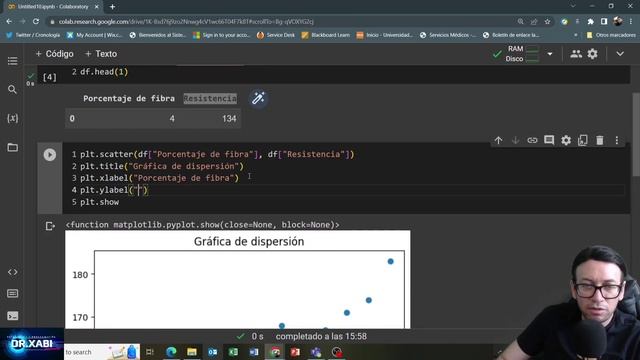 Análsis de Regresión Lineal Simple con .polyfit() en Python (Google Colab) смотреть онлайн