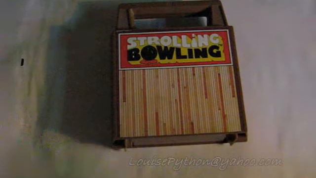 LP Bob Burns' Strollin Bowlin Toy And His Favorite Comic Strip