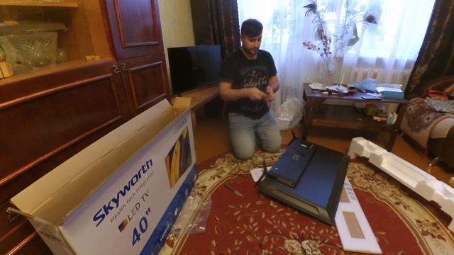 SKYWORTH 40E20 | Tmall | Распаковка