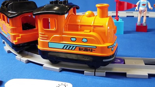 Конструктор, железная дорога Mould King 53001, аналог Lego Duplo. Но в чем отличия? #игрушка #лего смотреть онлайн