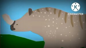brontotherium vs dilophosaurus (stick nodes)
