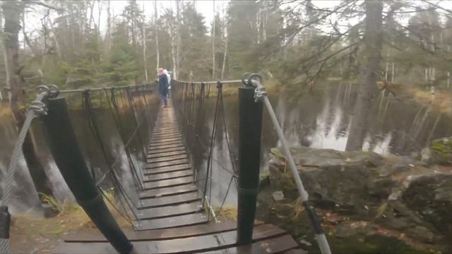 Водопады Ахвенкоски. Карелия смотреть онлайн