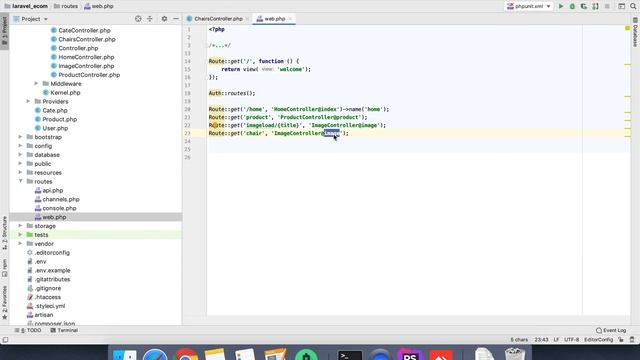 How to make controller and route in laravel and pass data [part-5] смотреть онлайн