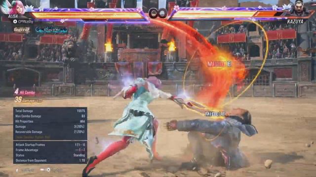 Alisa Combos | Tekken 8 смотреть онлайн