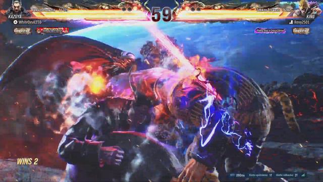 Tekken 8 Kazuya Mishima(WhiteDevil350) vs King(Revy2501)Player Match смотреть онлайн