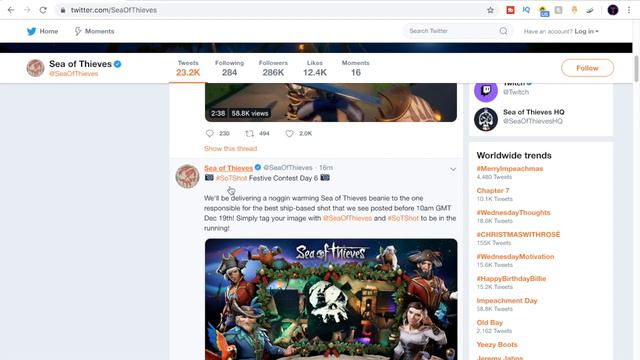 Sea of Thieves Mercenary Sails, Gift Stash Voyage and Double Doubloons Days of Giving Day 6 смотреть онлайн