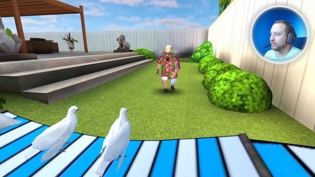 Уровень с барбекю в игре Scary Stranger 3D Прохождение смотреть онлайн