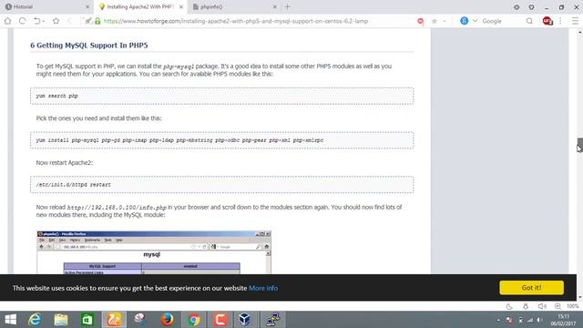 install MysqlphpApache centos 6.8 смотреть онлайн