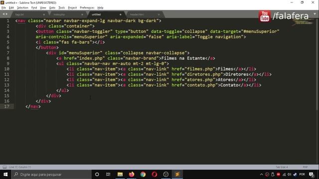 Estruturando as páginas públicas com o PHP - Aula 10 - Criando um site de cadastro смотреть онлайн