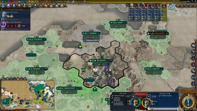 Civ 6 | Georgia Can Master HUGE Impact From A TINY Empire (#2 Deity Georgia Civilization VI) смотреть онлайн