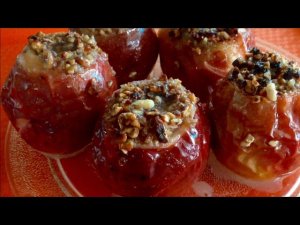 Запеченные яблоки "Райский плод". Яблочный десерт в Аэрогриле GFgril.