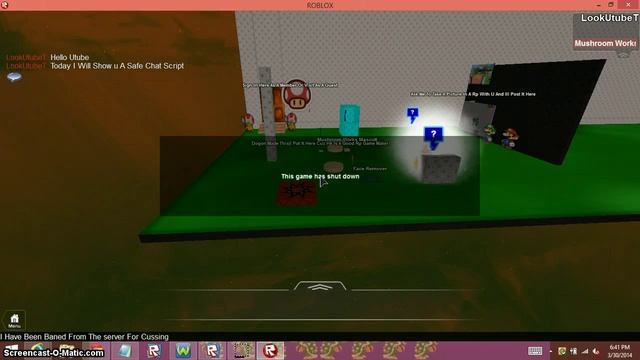 Roblox Safe Chat Script смотреть онлайн