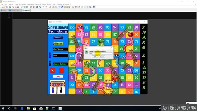 snake and ladder game in java in hindi part 1 смотреть онлайн