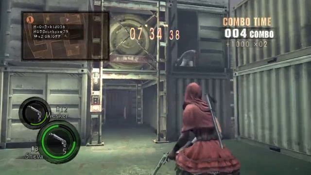 RESIDENT EVIL 5 Mercenaries United PS4 Sheva & Wesker w/ MODSouthpaw79 238k Ship Deck смотреть онлайн