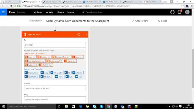 How to move email attachment to SharePoint document library with Microsoft flow смотреть онлайн