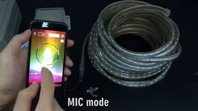 120V Waterprooof LED Strips Works With Amazon Alexa, Music, IR Reomte, Bluetooth APP смотреть онлайн