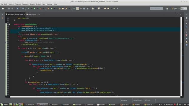 Java Tutorial: Build a Basic RPG (Threading) Part 10 смотреть онлайн