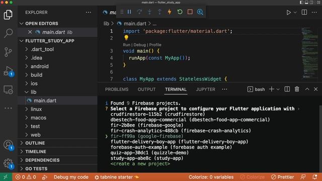 Flutter Firebase Setup | FlutterFire CLI Project Configuration смотреть онлайн