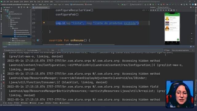 Criando e visualizando logs no Android | #AluraMais смотреть онлайн