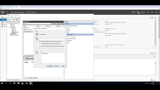 Instalación y configuración de Failover Cluster para un servidor de propósito general смотреть онлайн