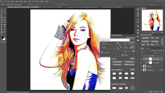 Create a Cartoon Photo Effect in Photoshop with Photobacks Cartoon Plug-In смотреть онлайн