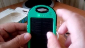 Видео обзор  Солнечной зарядки  Power Bank 5000mAh