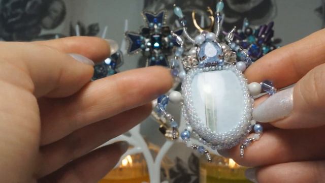 Броши ручной работы: ЖУКИ /натуральные камни / ювелирные модели ♕ смотреть онлайн
