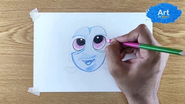 How To Draw Dory I Draw Color Pencil Sketch I Draw Step By Step Dory For Beginners I Dory Sketch смотреть онлайн