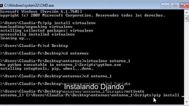 DJANGO : ENTORNOS VIRTUALES | VIRTUALENV | INSTALACION PIP смотреть онлайн