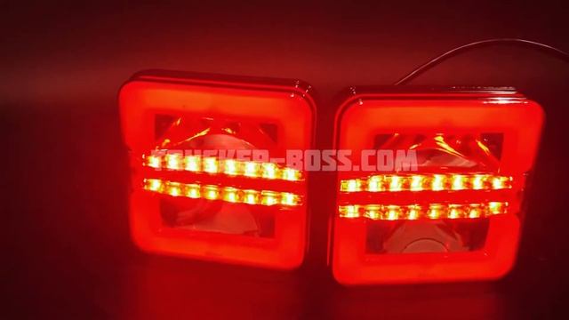 НЕОНОВЫЕ ЗАДНИЕ ФОНАРИ НА ПРИЦЕП 12-24v ZERTECH смотреть онлайн