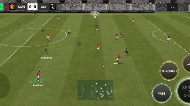 ea sports fc 24 mobile match vs Juventus online opponent h2h gameplay смотреть онлайн