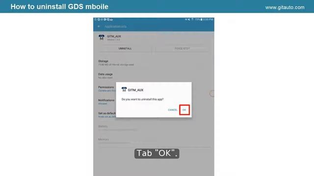 [GIT Diagnosis tool][GDS Mobile/KDS] How to uninstall GDS mobile/KDS on tablet PC смотреть онлайн