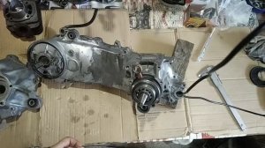 Honda Dio как правильно собрать двигатель установка коленвала