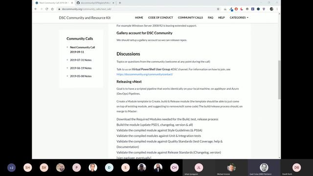 DSC Resource Kit Community Call Wednesday, September 11, 2019 смотреть онлайн
