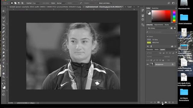 How to Add a Printable Grid to a Photo Using Photoshop смотреть онлайн