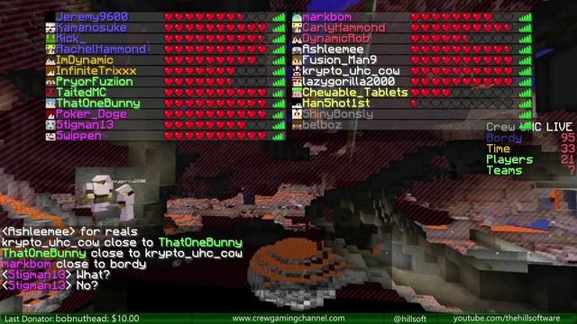 Minecraft UHC Live Stream Event смотреть онлайн