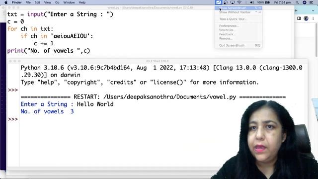 Day 45 |100 Days Coding Challenge in Python |#python #lists #anjaliluthra #btech #bca #bsc #cse#sor смотреть онлайн