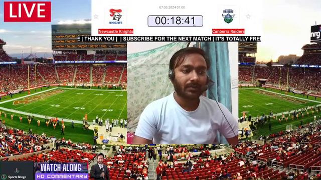 Knights vs Raiders | NRL | Newcastle Knights v Canberra Raiders Live Watch Along смотреть онлайн