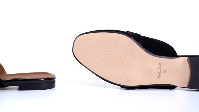 Мюли черные женские замшевые 0251 #днепровскийбукин смотреть онлайн