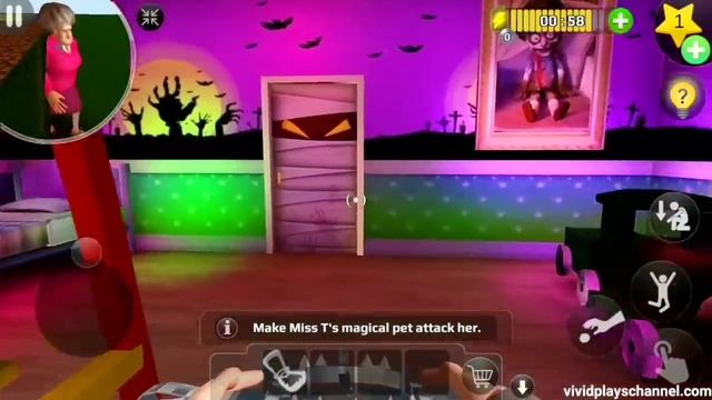 Miss T's Dance Spell And Magical Pet In Scary Teacher 3D Version 5.7.1 смотреть онлайн