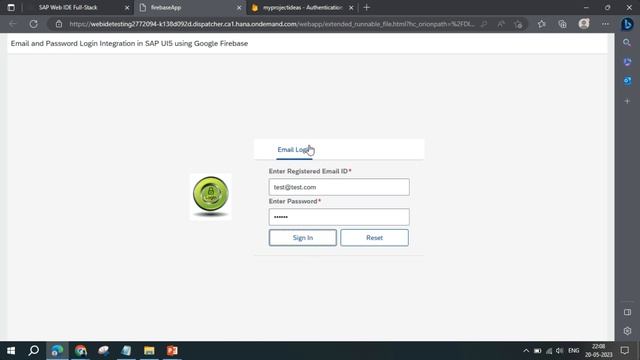 Email and Password Login Integration in SAP UI5 using Google Firebase смотреть онлайн