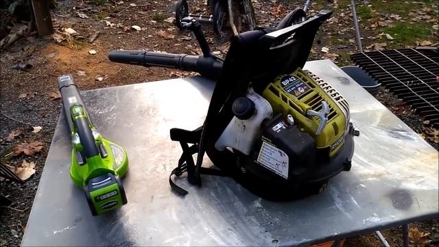 Greenworks 40V Leaf Blower Review Cordless смотреть онлайн
