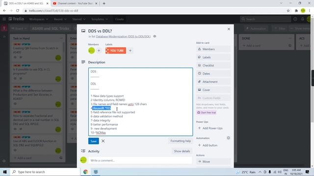DDS vs DDL? смотреть онлайн
