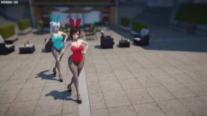 【MMD RWBY】  Bunny Style - WhiteRose