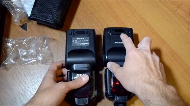Посылка из Китая - вспышка Meike MK910 (аналог Nikon SB-910) смотреть онлайн