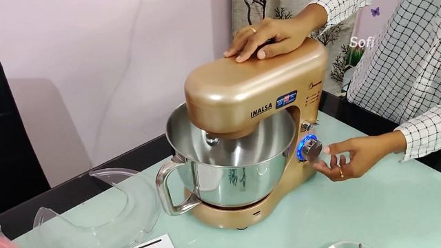 Inalsa stand mixer 1000w unboxing and chapathi dough kneading смотреть онлайн