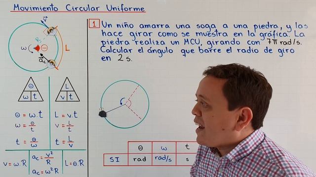 Movimiento Circular Uniforme (MCU) - Ejercicios Resueltos - Intro смотреть онлайн