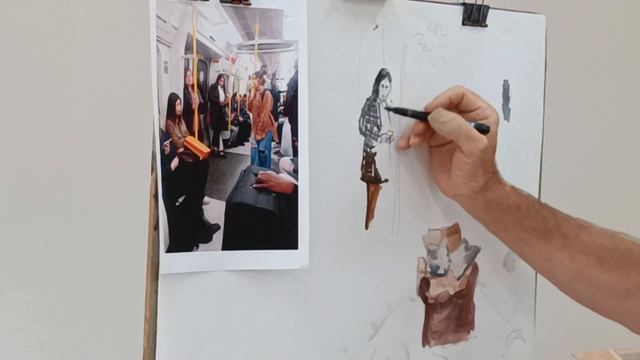 Interiors - Sketching People in Interiors Tuesday pm 27th June смотреть онлайн